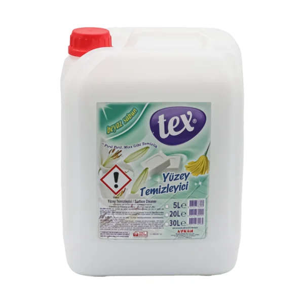 Tex Ekonomik Yüzey Temizleyici Beyaz Sabun Kokulu 5 Kg